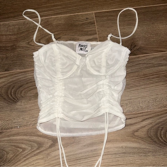 NWOT Princess Polly Shine Bright Crop Top - Picture 3 of 4